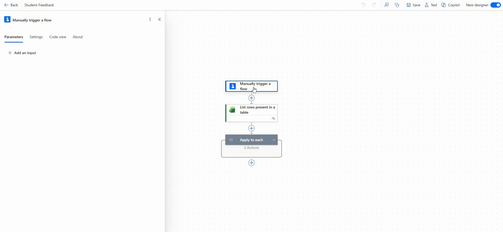 AI-Assisted Feedback Workflow Preview