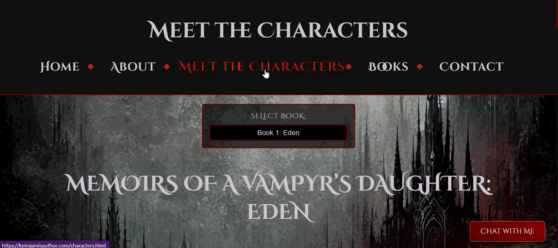 Keira Jarvis Author Website Preview