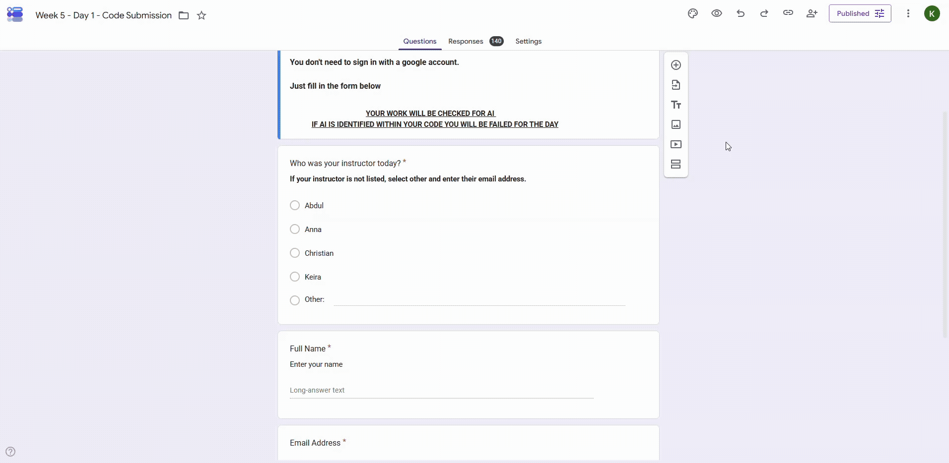 Automated Code Checking Systems Preview